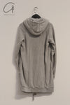 BORIS BIDJAN SABERI hooded jacket ZIPPER3.1 F099 PBBS30 off-white pure cotton